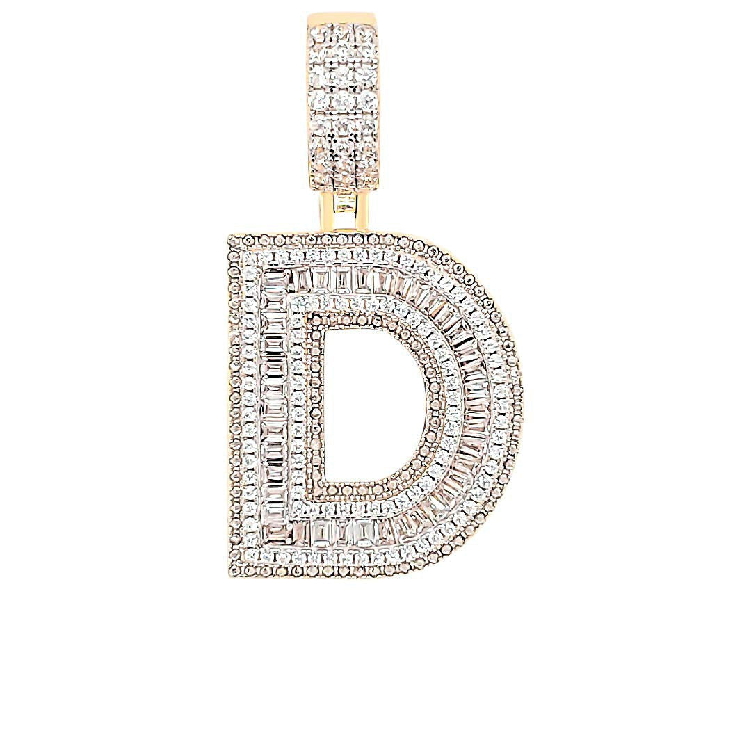 Initial Pendant Letter D