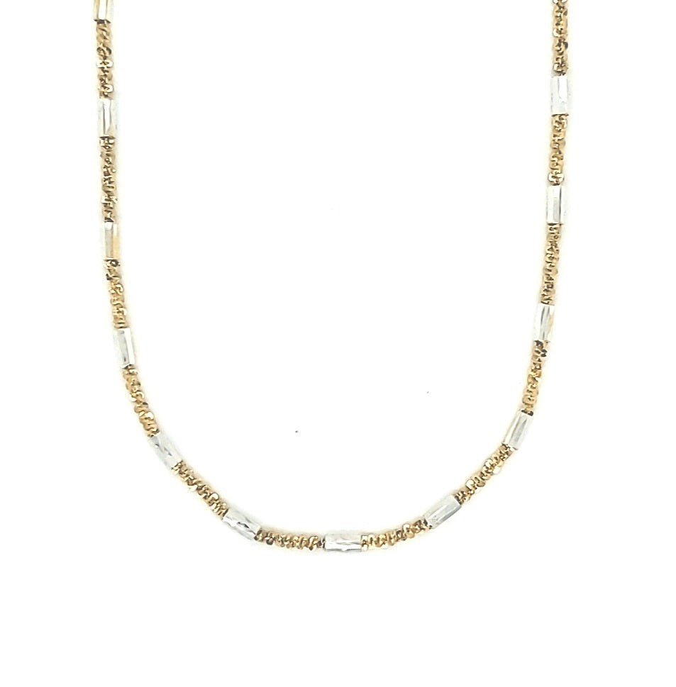 Italy Twister Bar Necklace