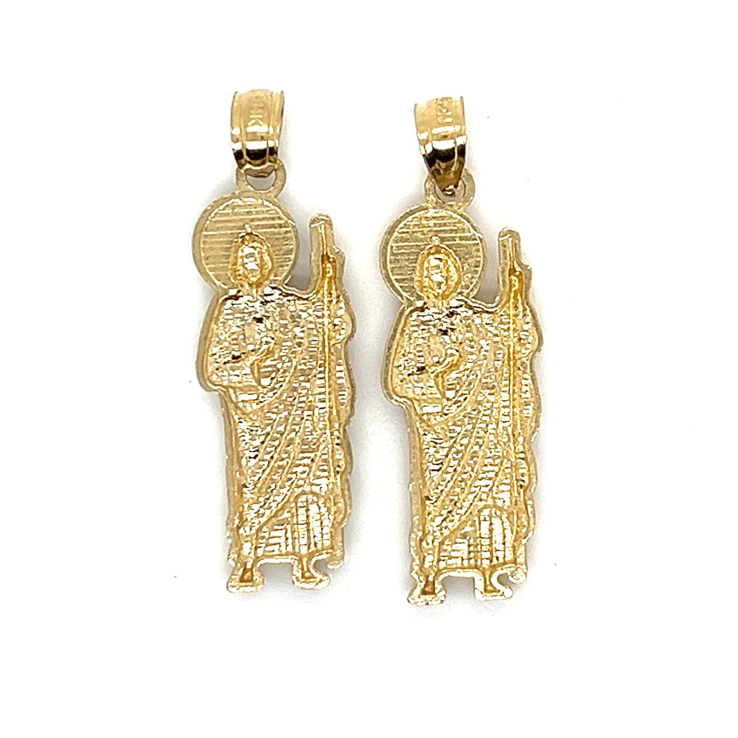 14K Gold San Judas Pendant