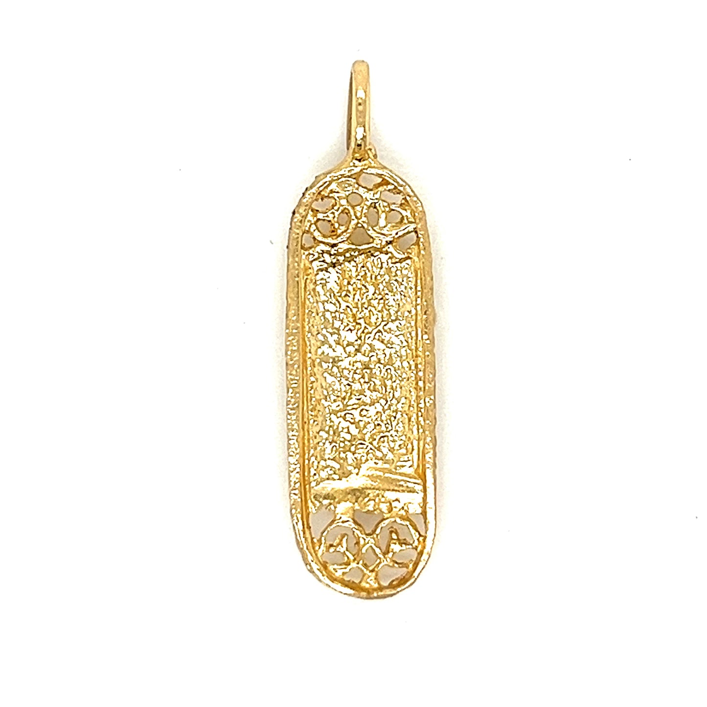 14K Gold Mezuzah Pedant