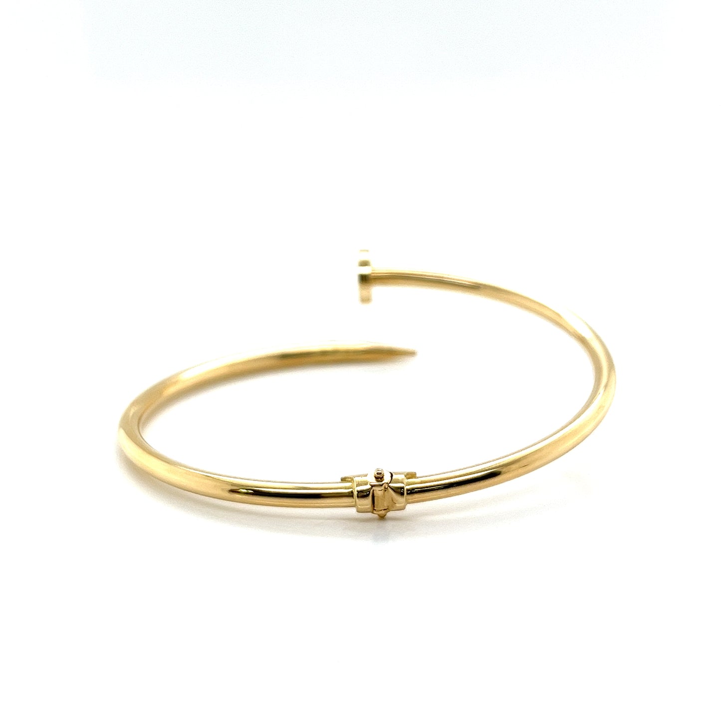 Brazalete de uñas de oro de 14 quilates