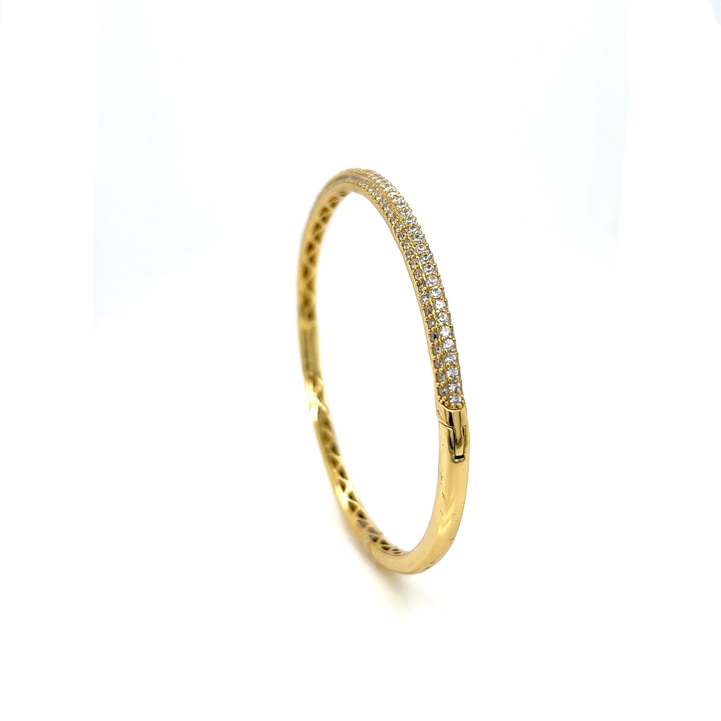 Brazalete de plata 925 con circonitas