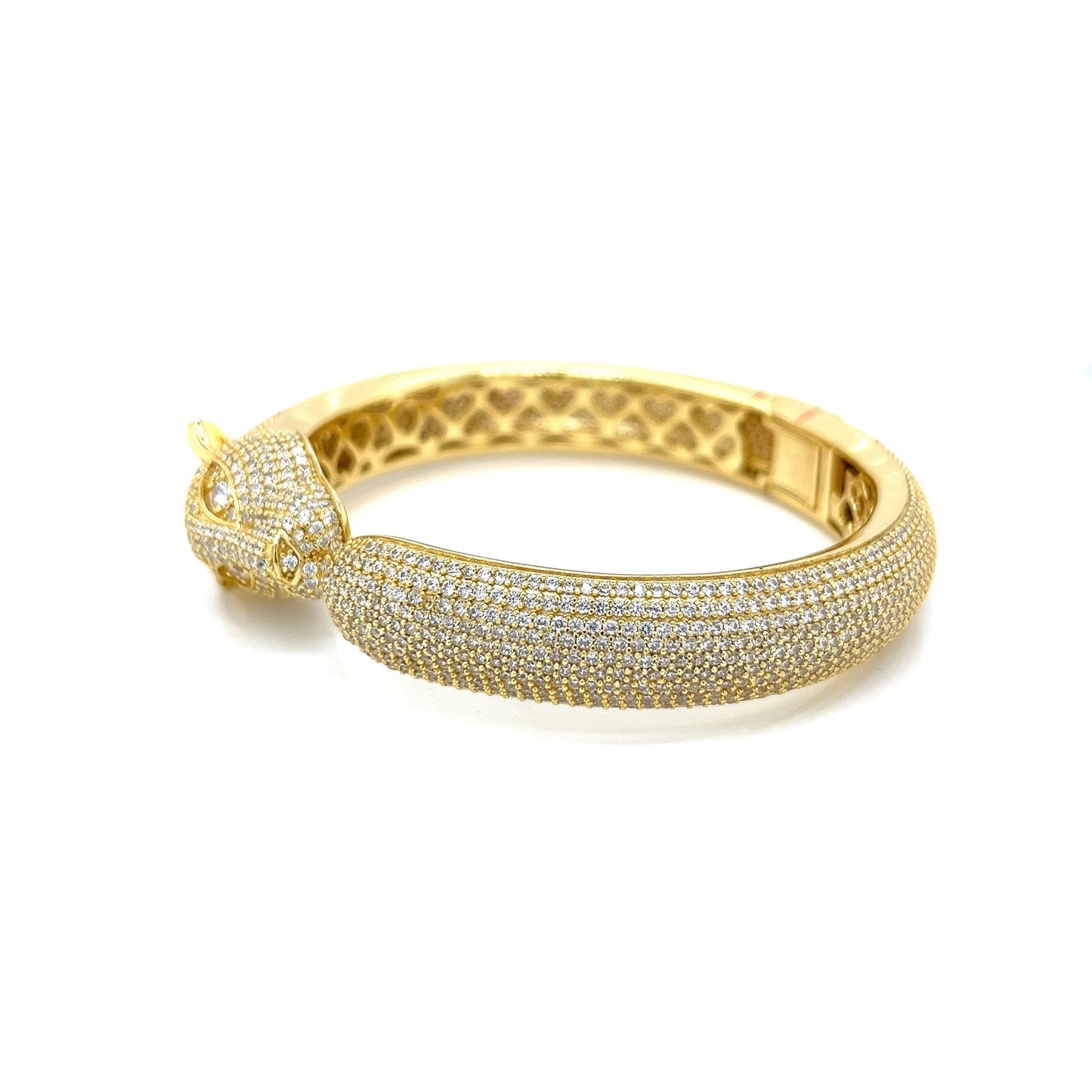 Brazalete Leopardo Plata 925
