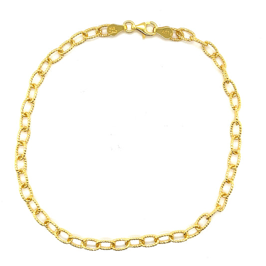 Tobillera circular elegante