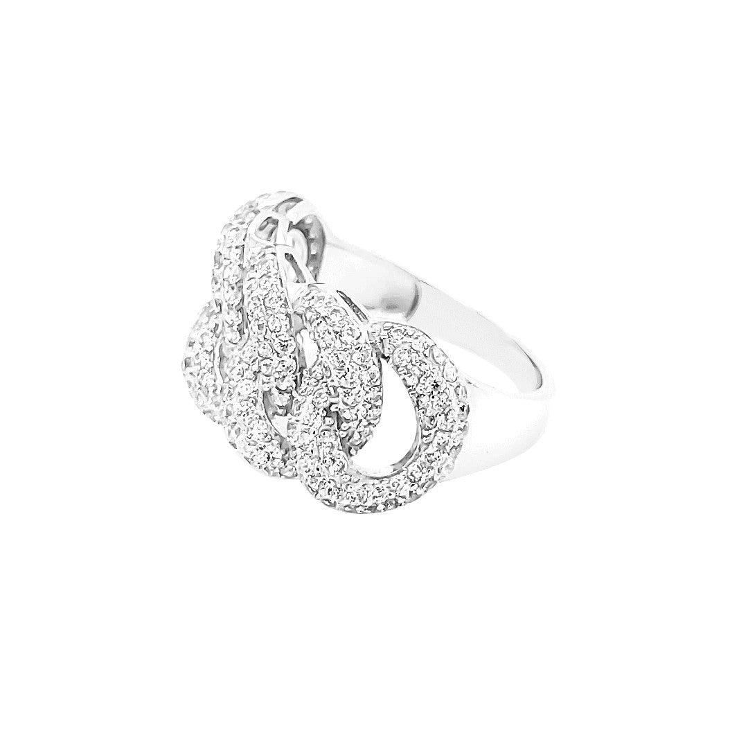 Anillo Oro Amarillo Piedra Redonda