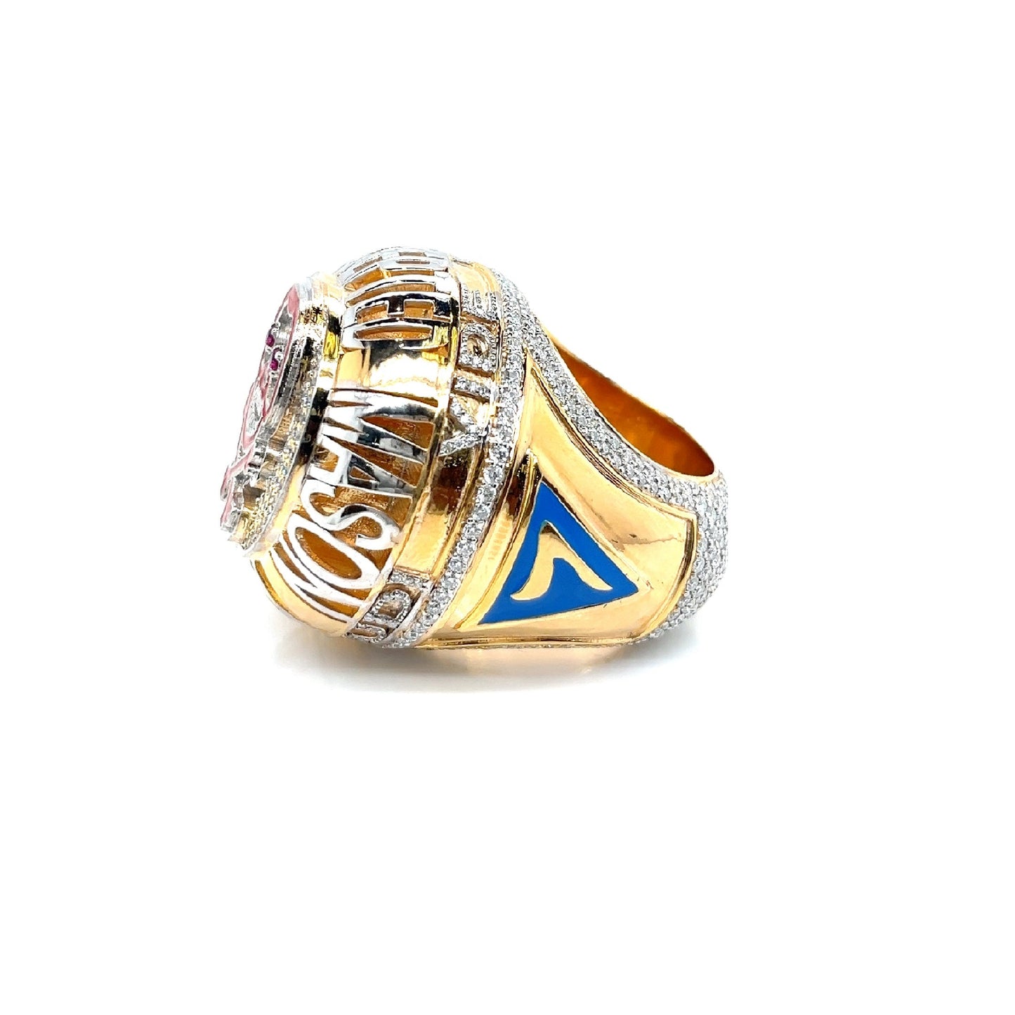 Skull Crown Ring – Lab Created Moissanite Accents on Sterling Silver
