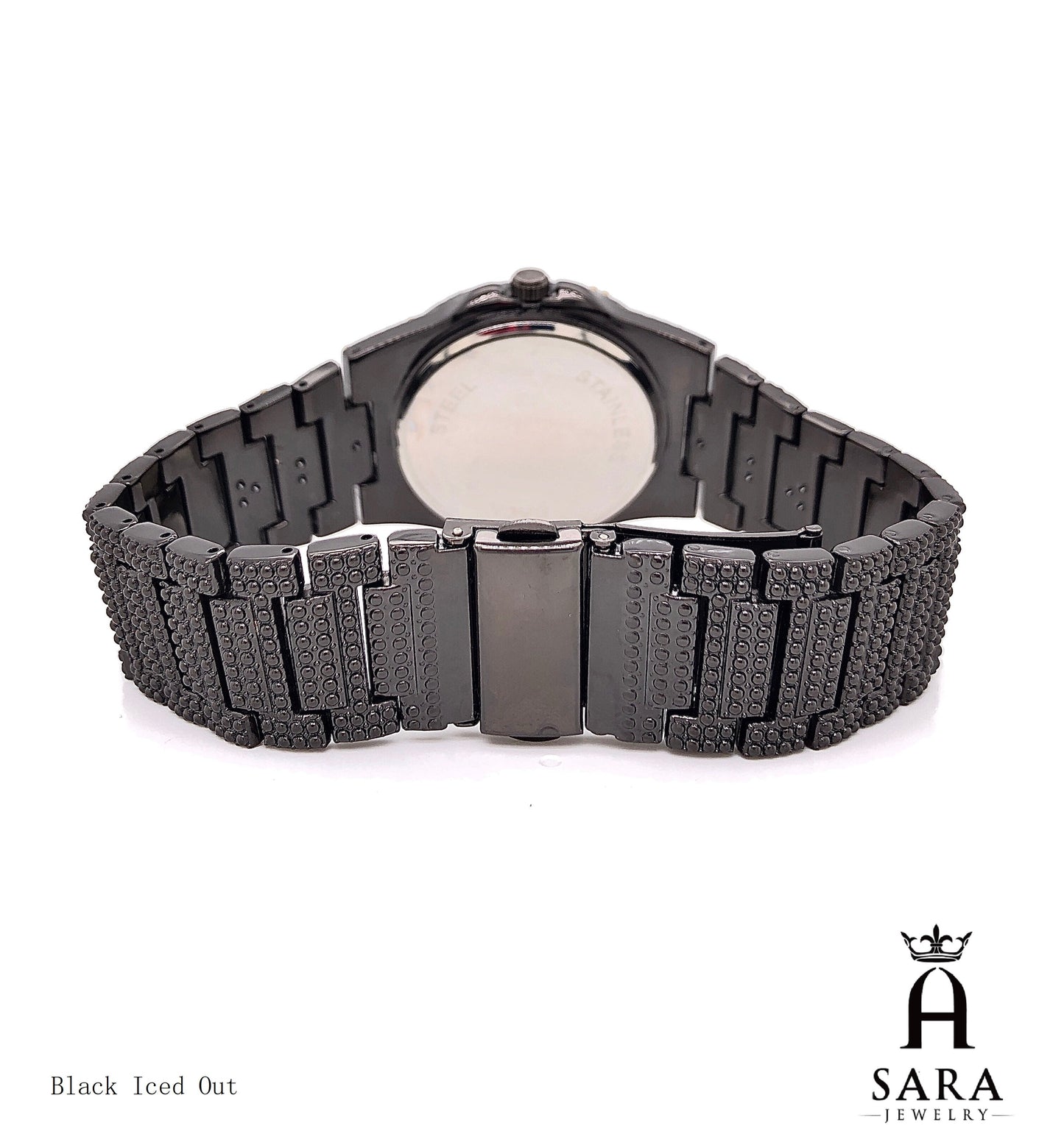 Classic Patek Design Full Diamond Mosiac High-end 18K Gold Plated / Silver Rhodium Plated Never Fade