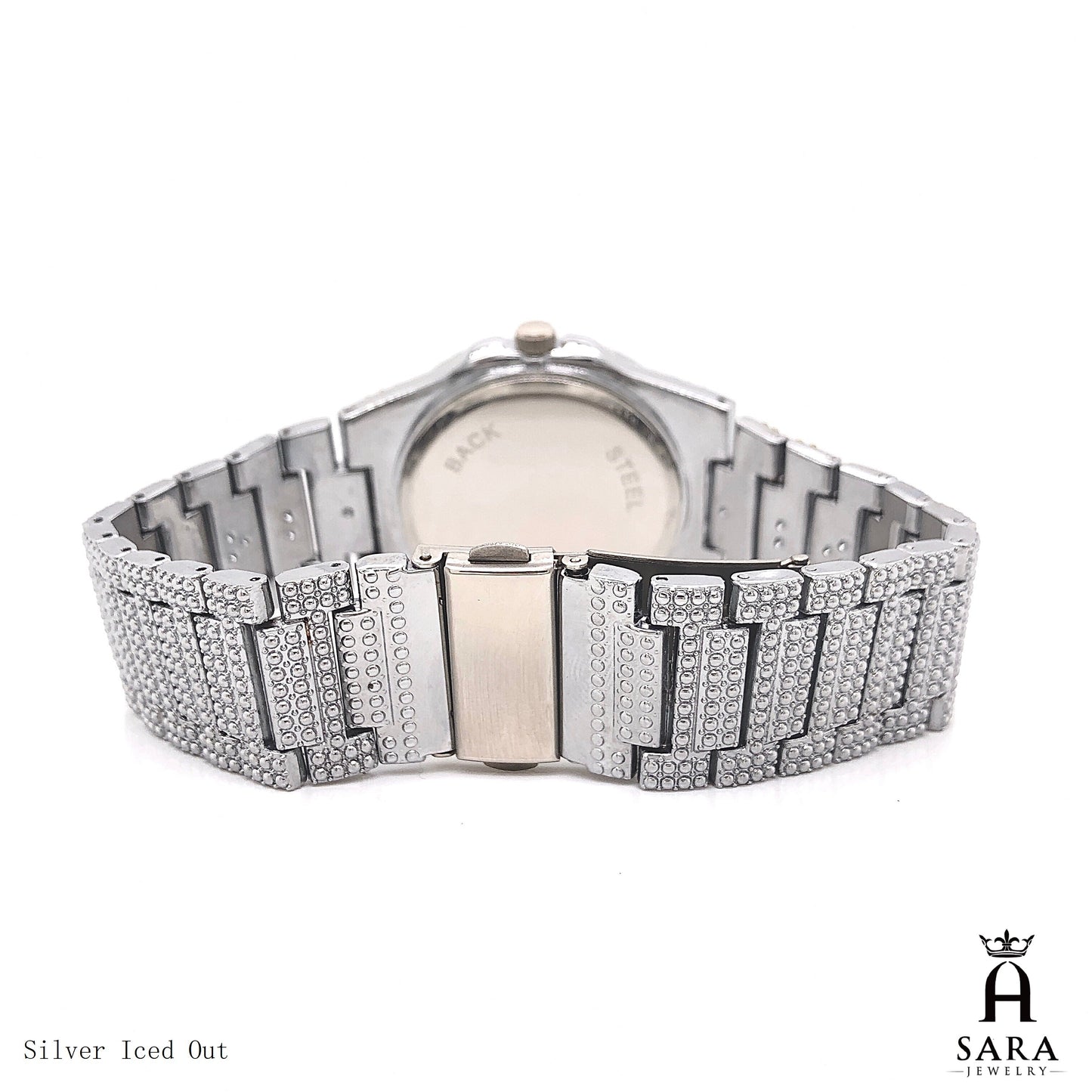 Classic Patek Design Full Diamond Mosiac High-end 18K Gold Plated / Silver Rhodium Plated Never Fade