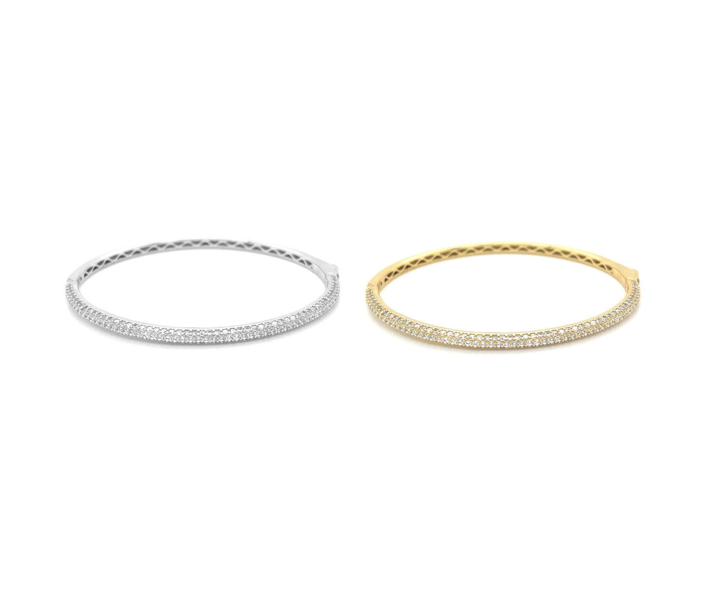 Brazalete de plata 925 con circonitas