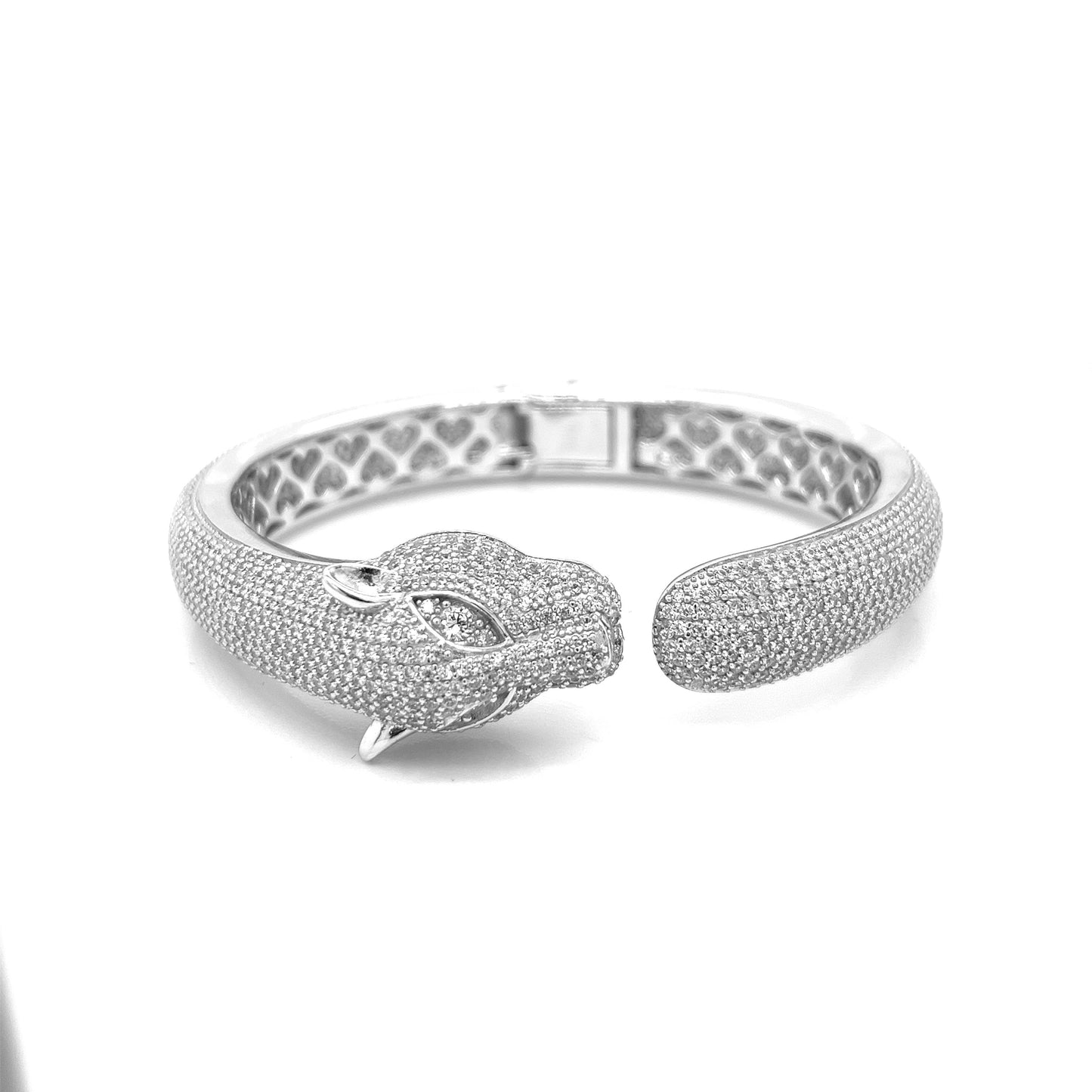 Brazalete Leopardo Plata 925