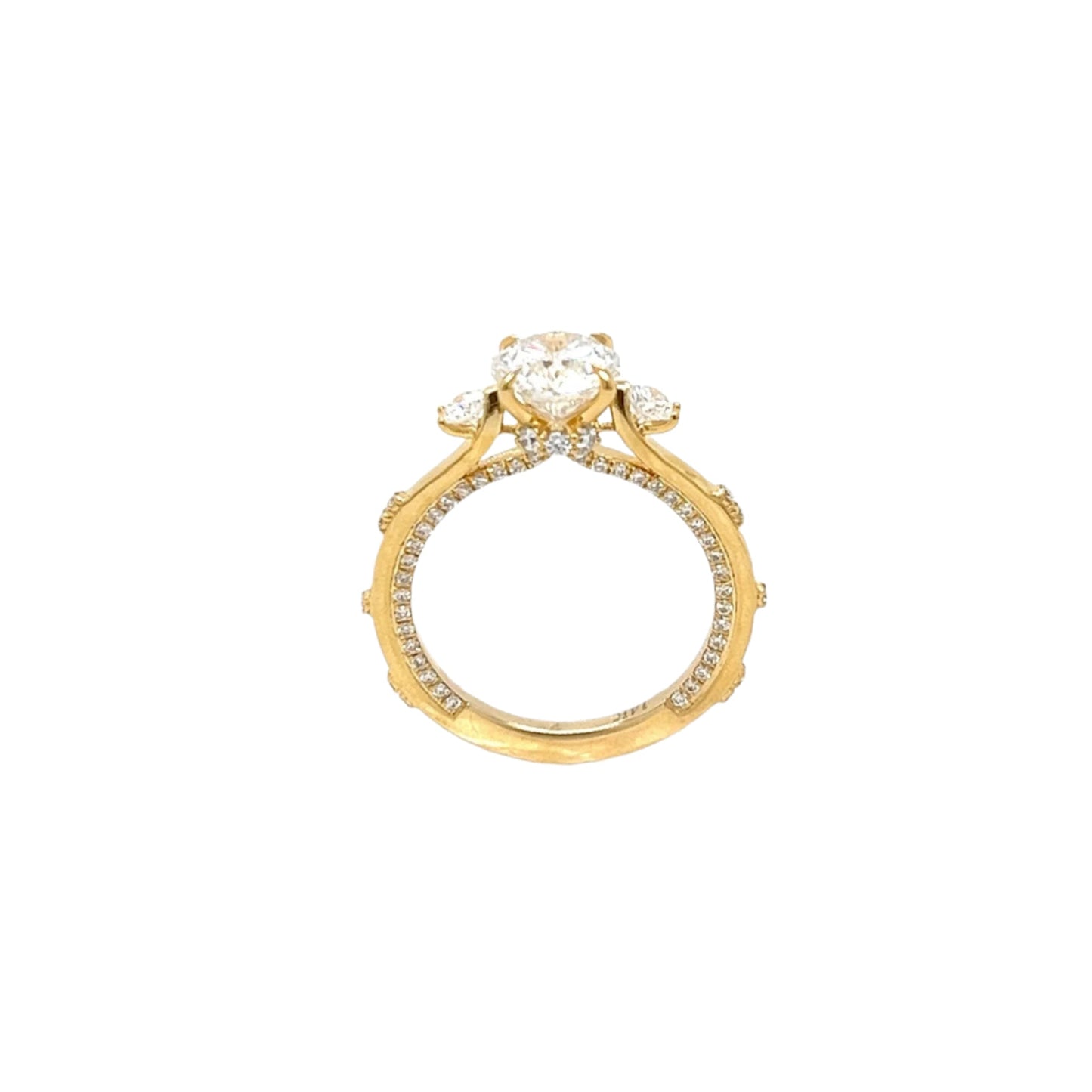 14k Gold 2.19 Ct Lab Grown Engagement Ring