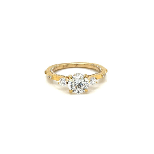 14k Gold 2.19 Ct Lab Grown Engagement Ring