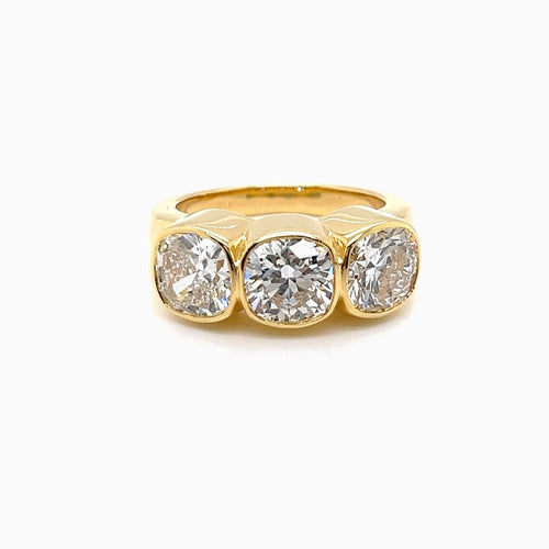 Triad Bezel Ring