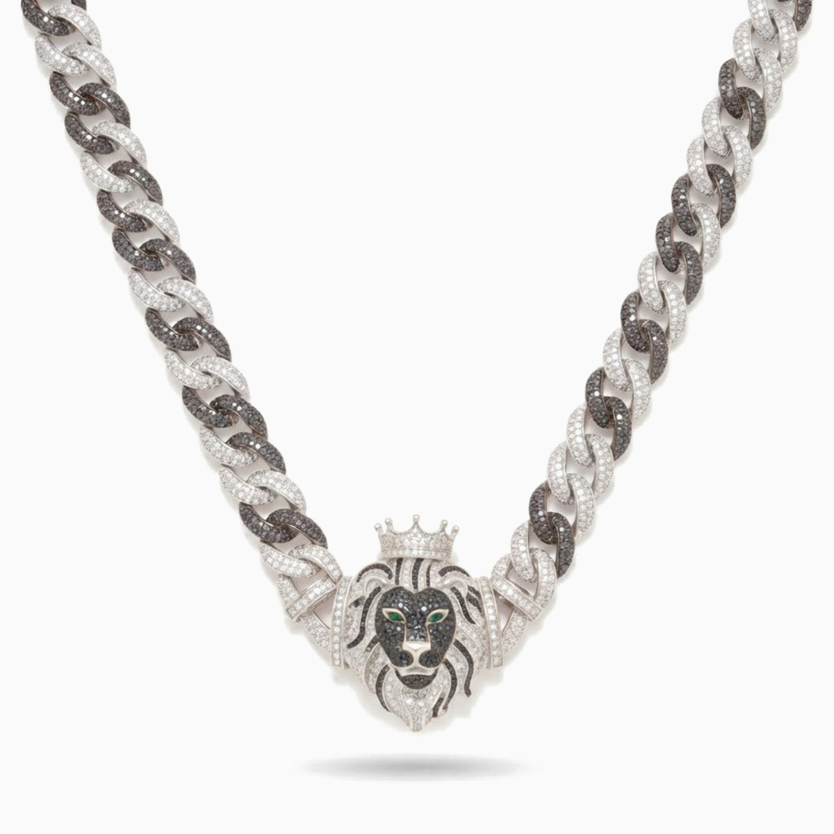 The Crowned Lion Cuban Chain