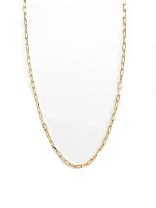 14K Gold Baby Paperclip Chain