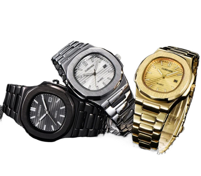 Men's Watch Luxury Brands Designer Fashion Quartz Watch for Men