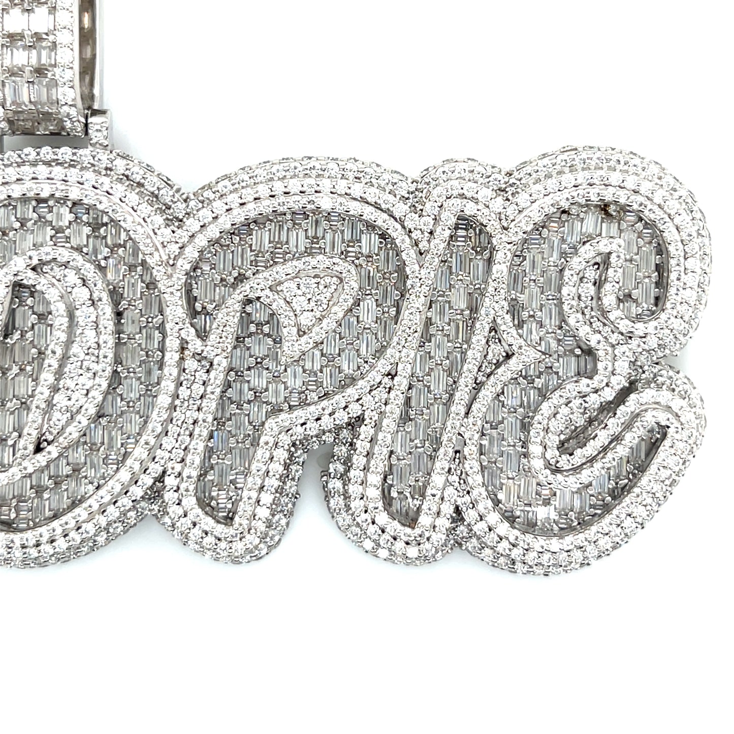 Sterling Silver "MUDPIE' Lab-Created Pendant