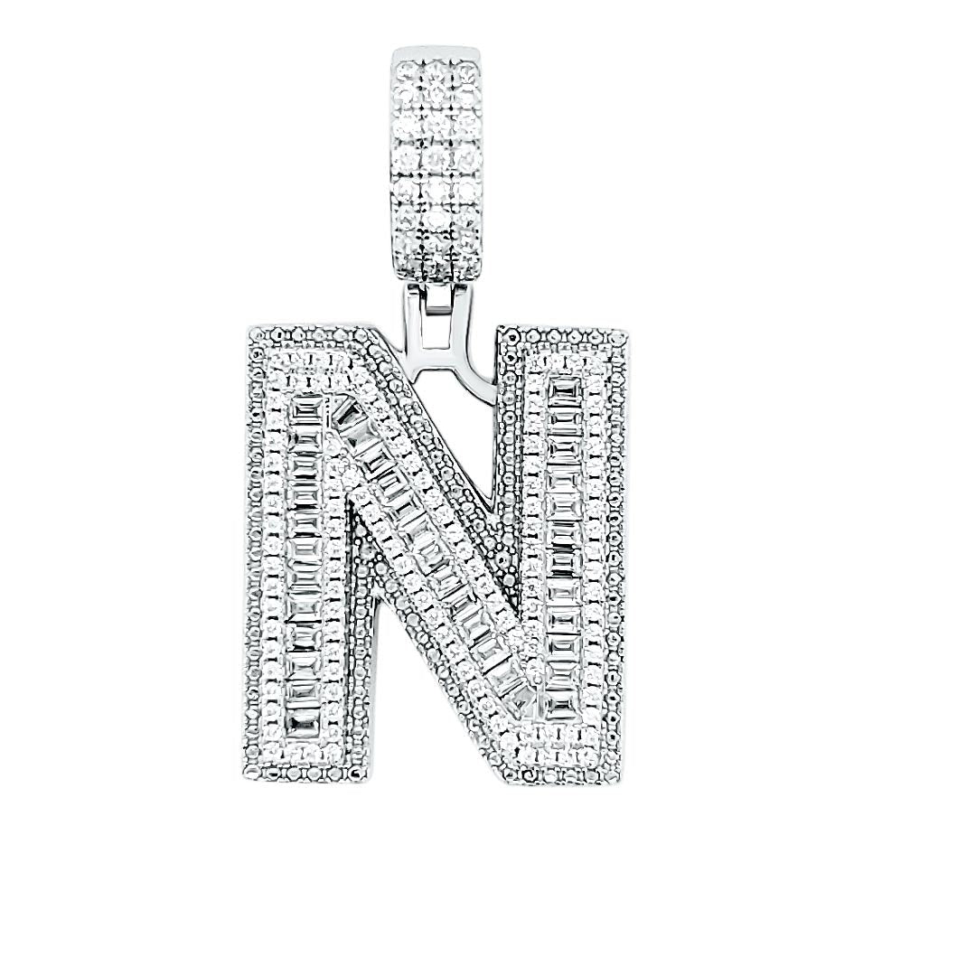 Initial Pendant Letter N