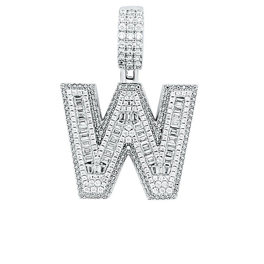 Initial Pendant Letter W