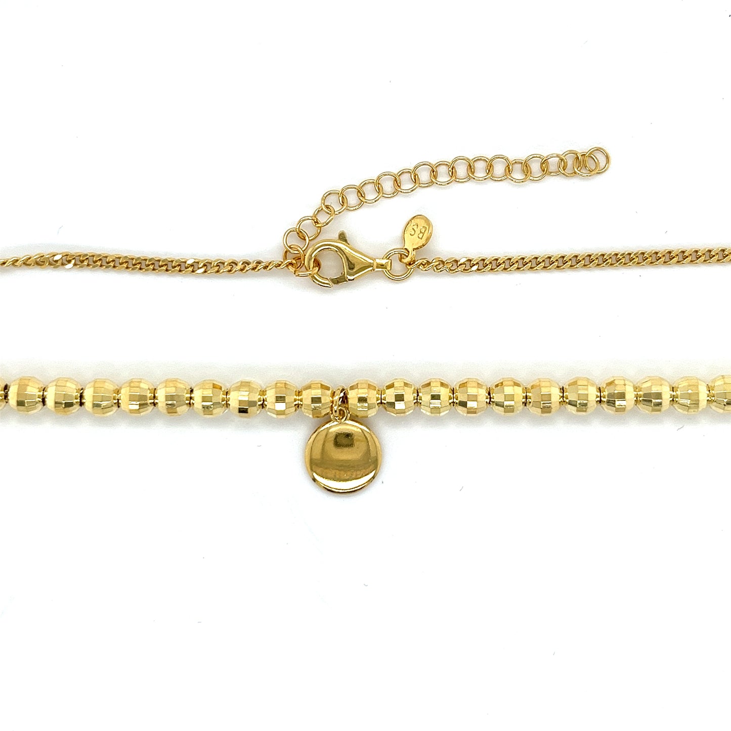 14K Gold Plated Beads Necklace