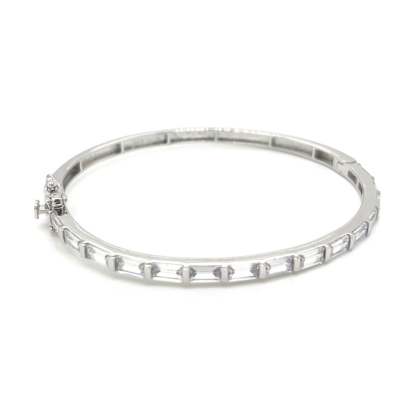 Silver 925 Baguette Bangle