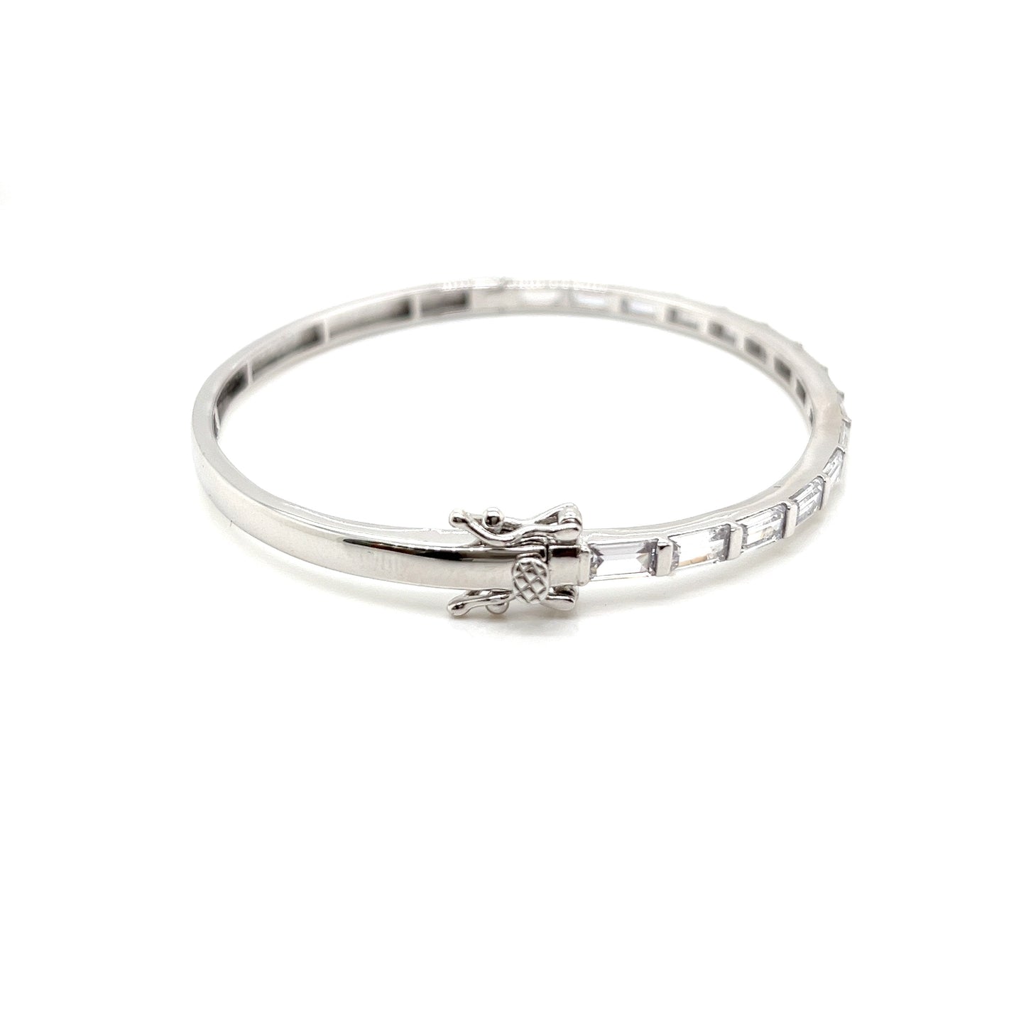 Silver 925 Baguette Bangle