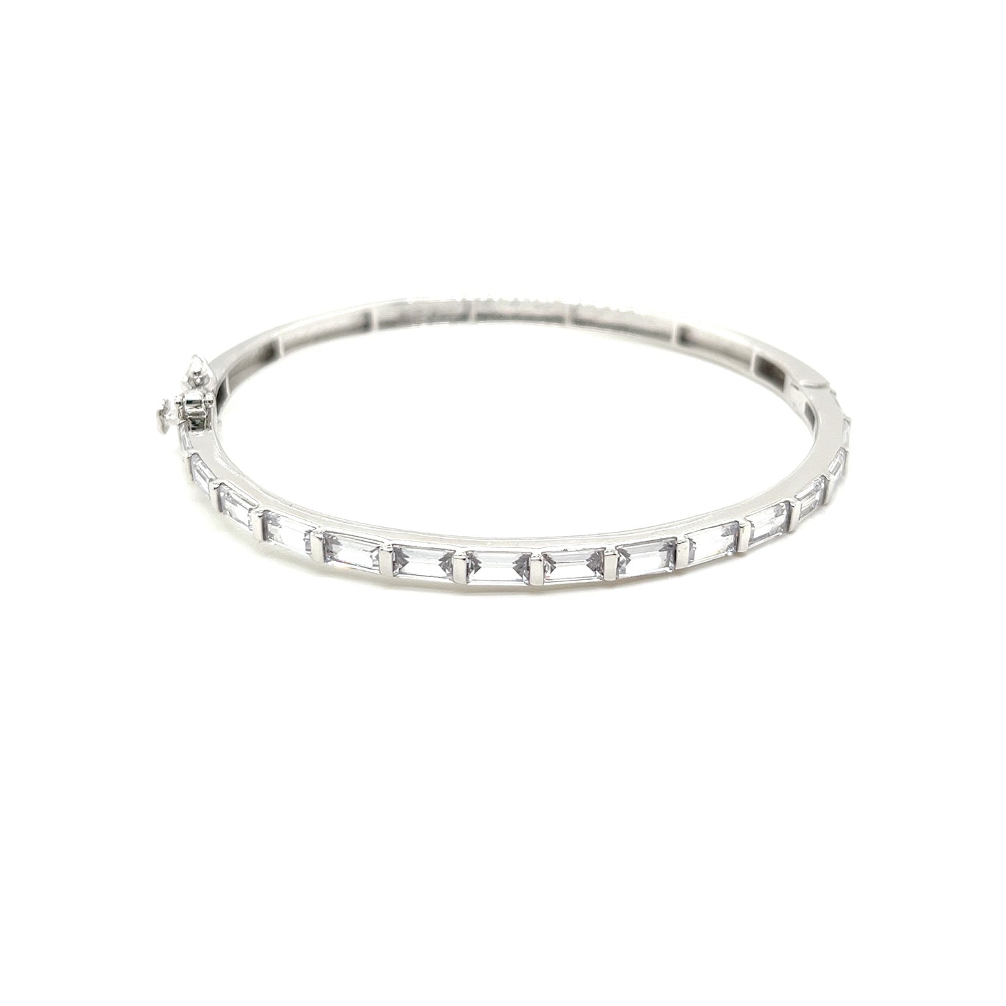 Silver 925 Baguette Bangle