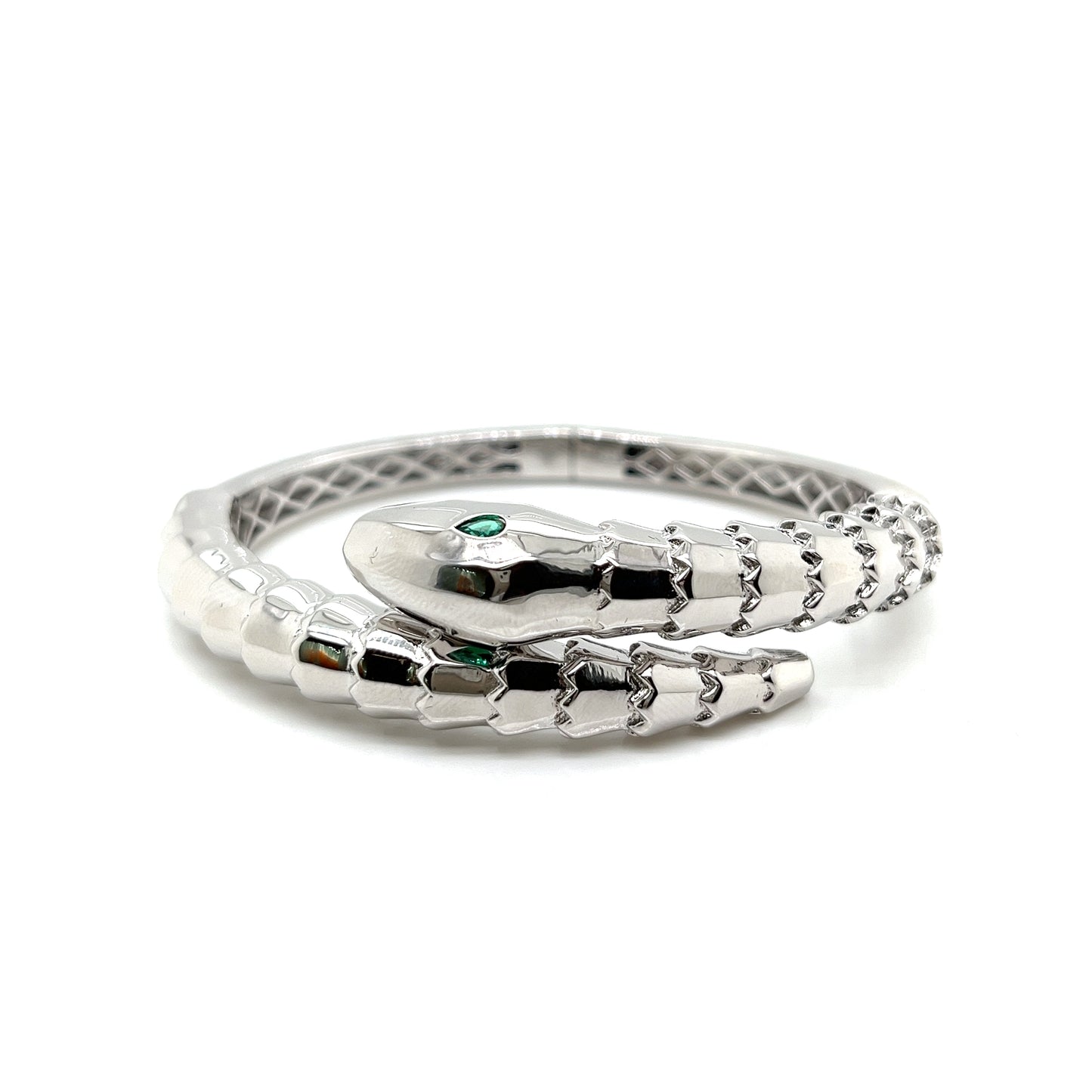 Silver Snake Bangle