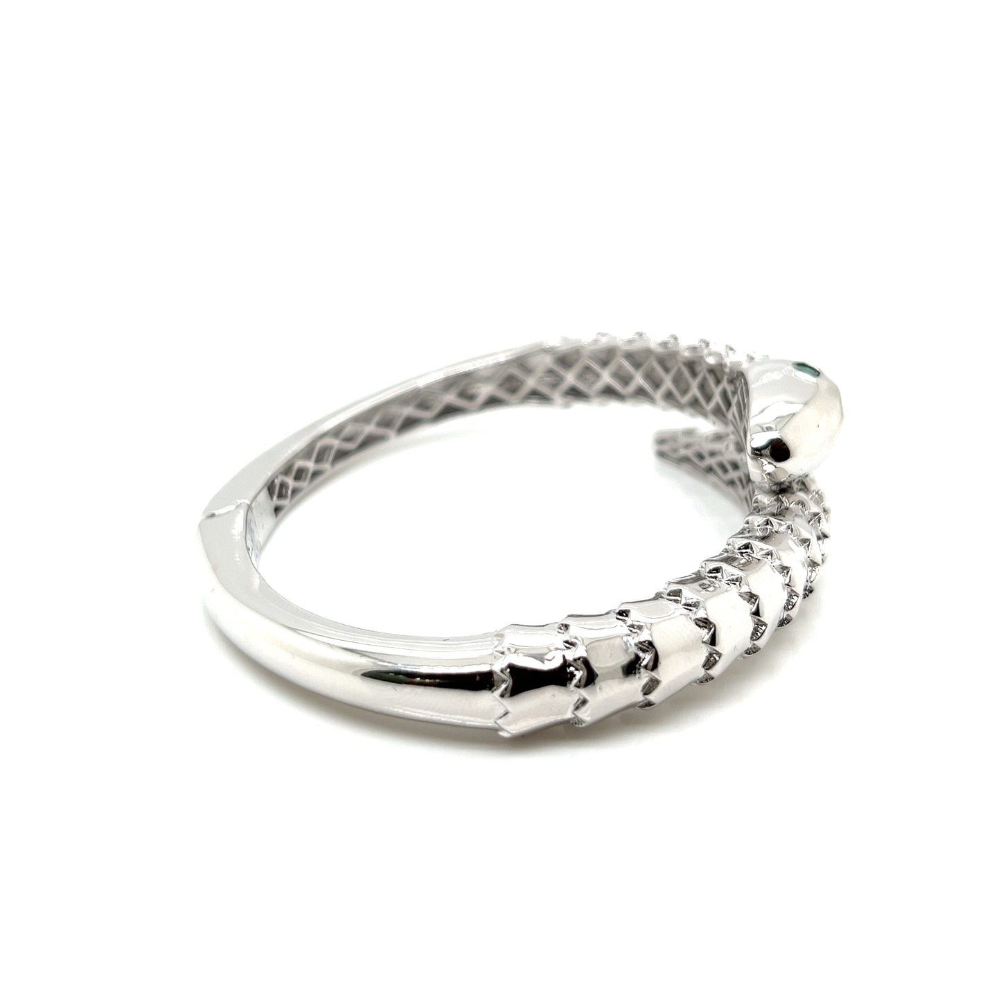 Silver Snake Bangle