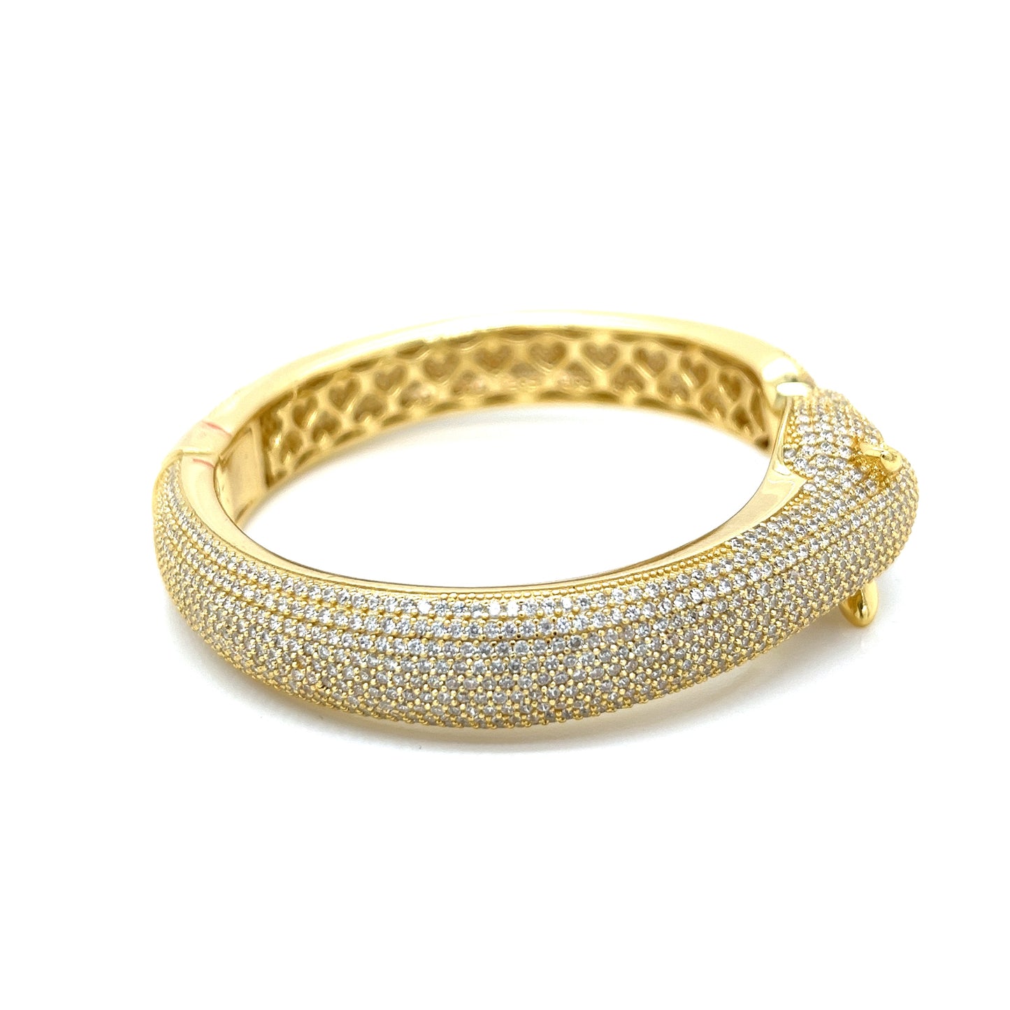 Silver 925 Leopard Bangle