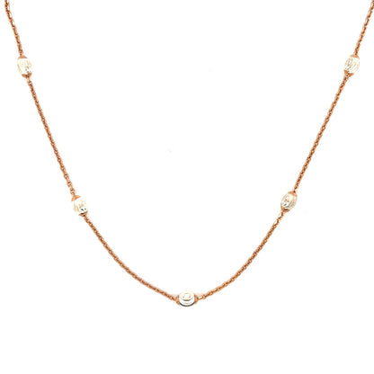 Elegant Rose Gold Necklace