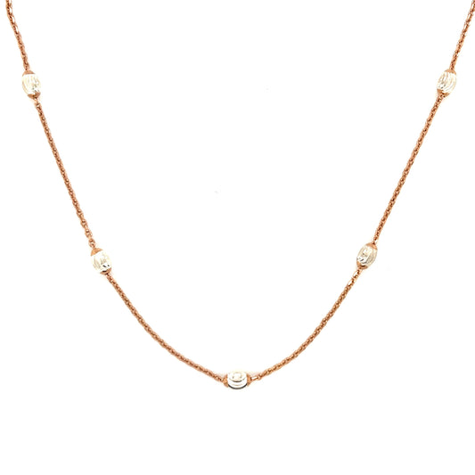 Elegant Rose Gold Necklace