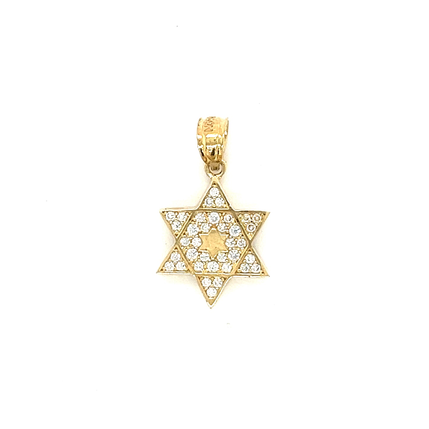 14K Gold Mini Star Of David Pendant