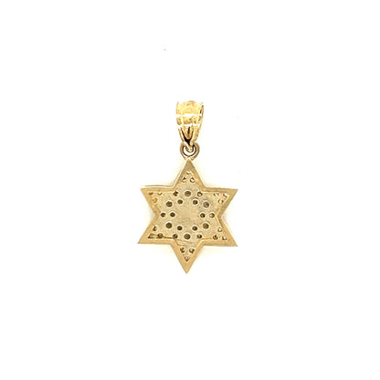 14K Gold Mini Star Of David Pendant