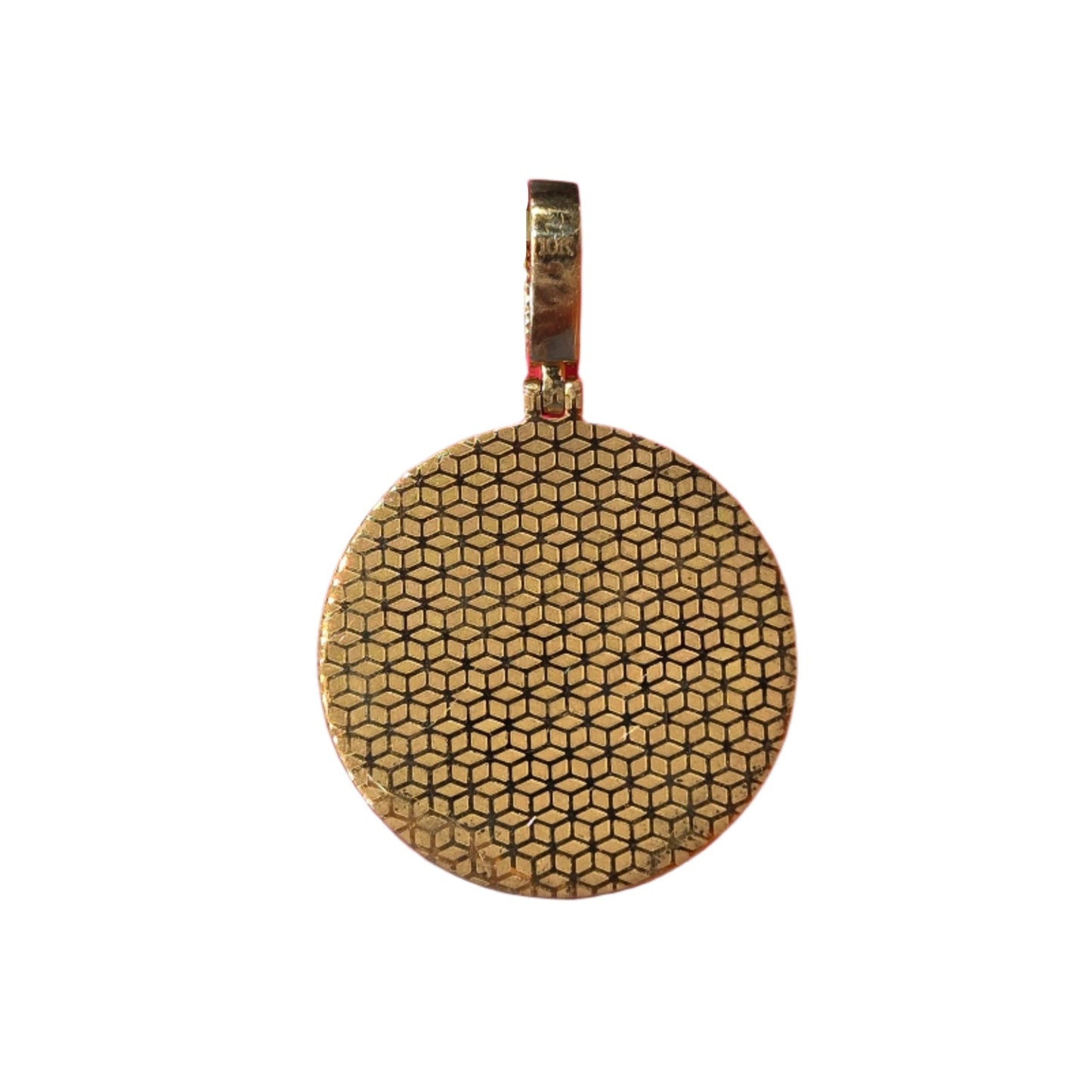 Basketball Copper Sports Black-Orange Enamel Hip Hop 10k Gold 1.09ct Diamond 2.2" Personalized Custom Pendant Charm - CSP21959