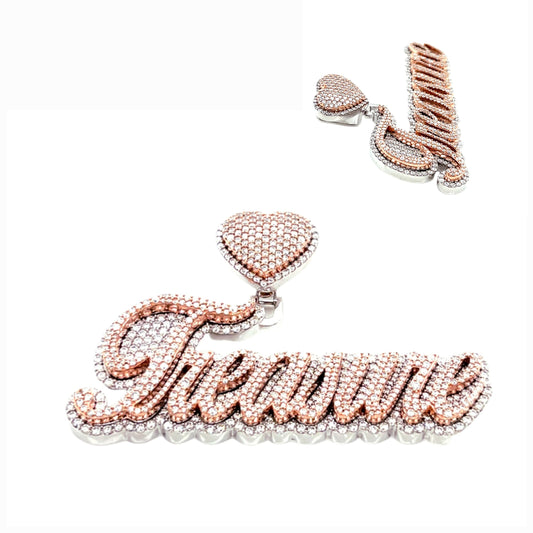 Heart Bail Treasure Personalized Custom Design Pendant Charm