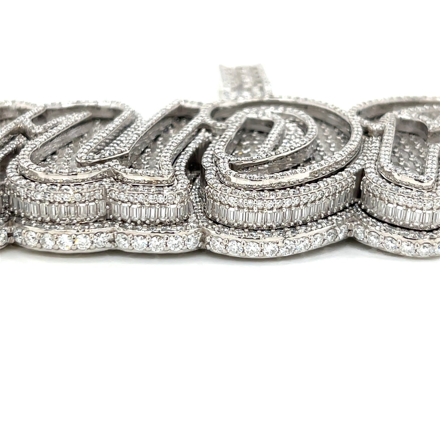 Sterling Silver "MUDPIE' Lab-Created Pendant