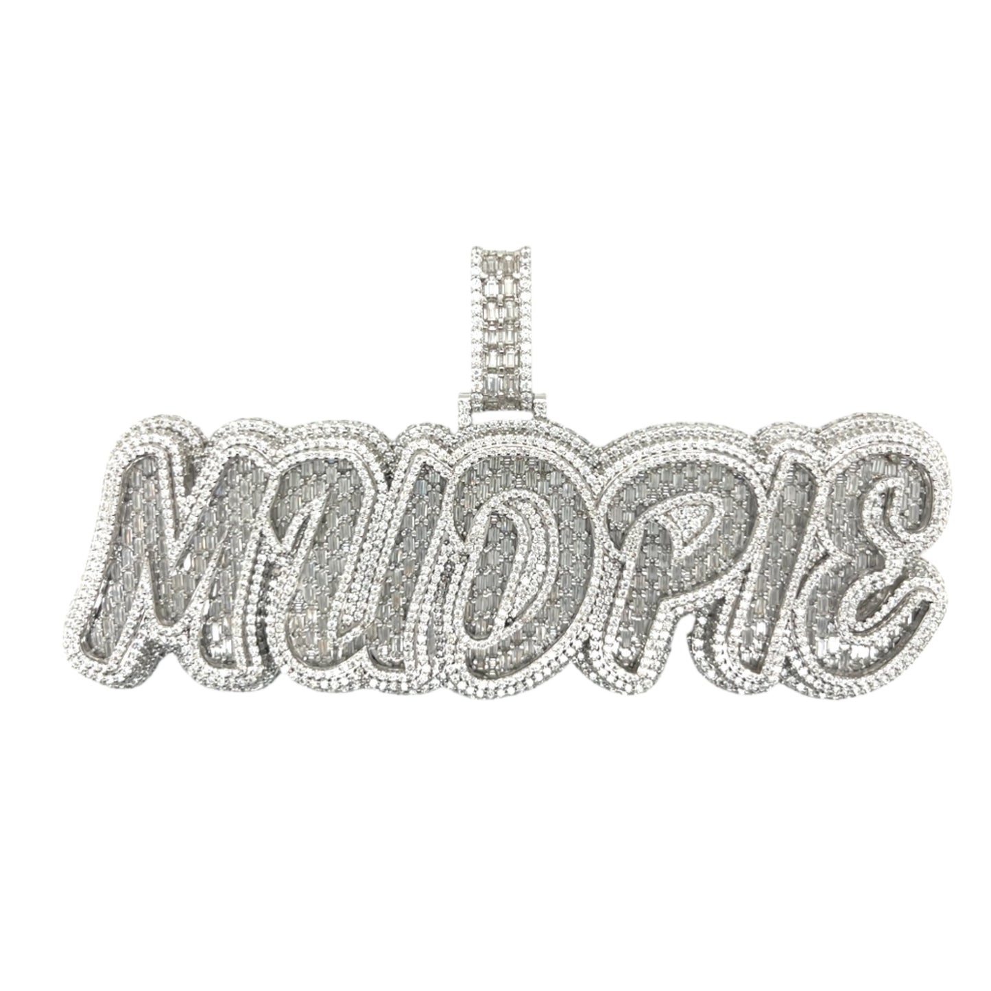 Sterling Silver "MUDPIE' Lab-Created Pendant