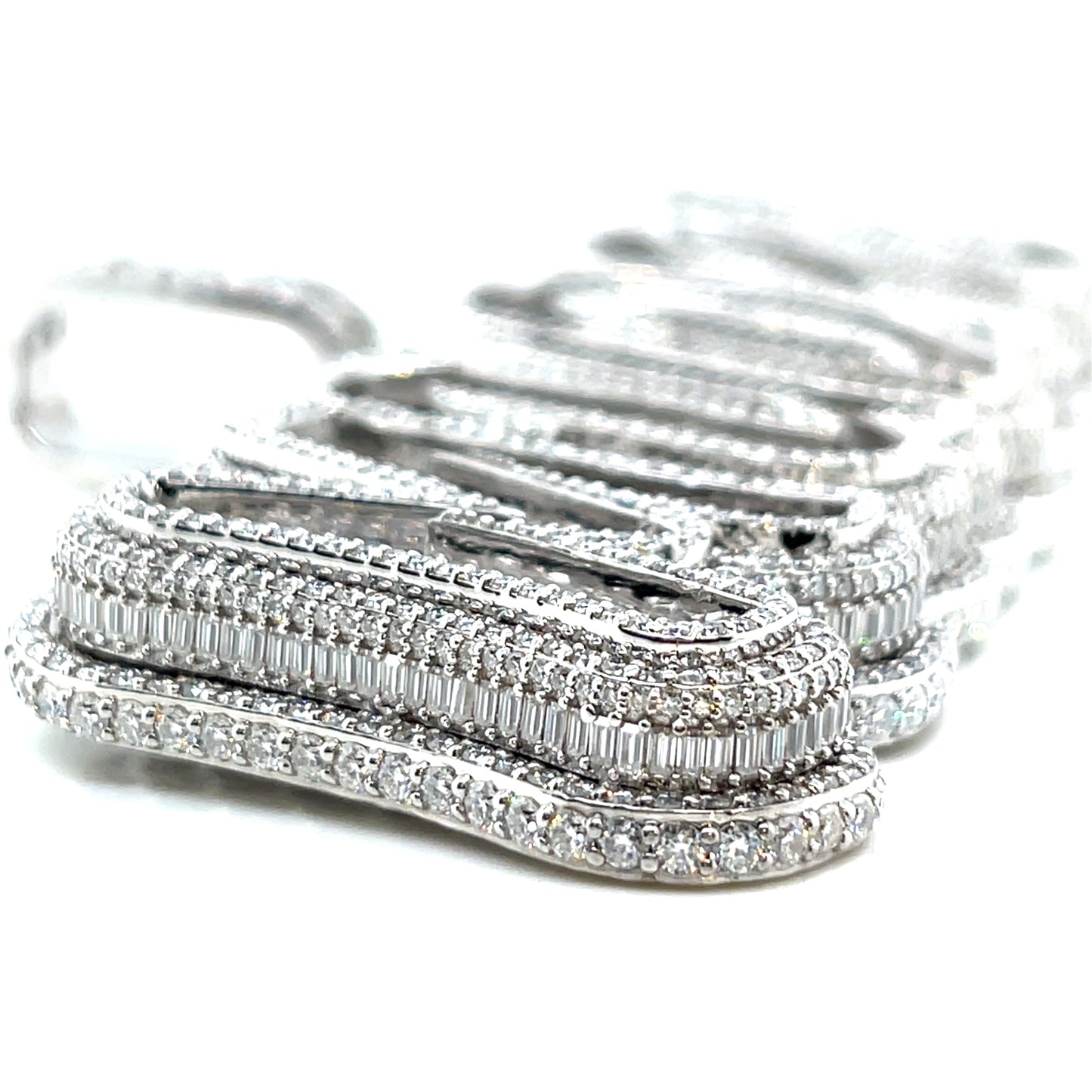 Sterling Silver "MUDPIE' Lab-Created Pendant