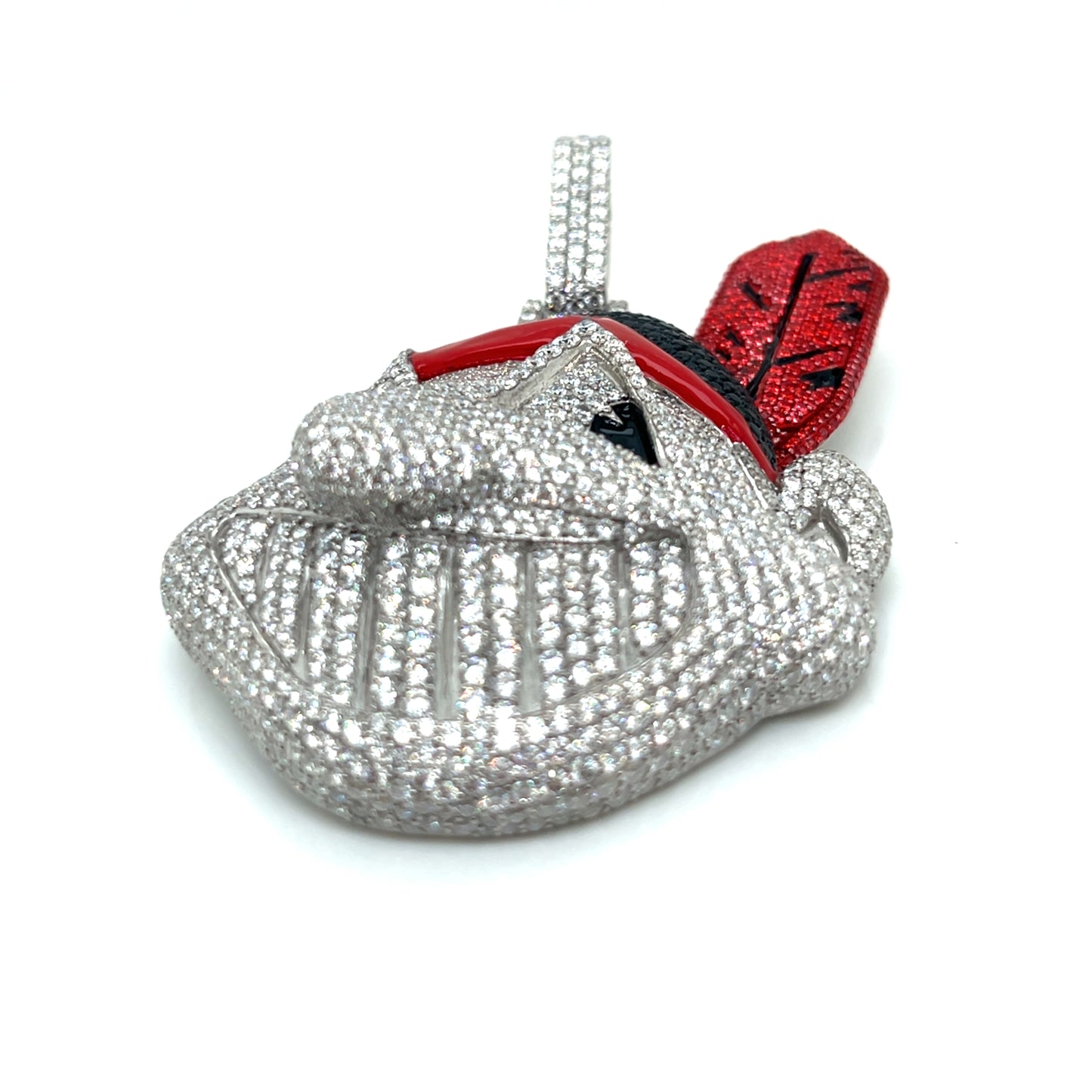 Custom Iced-Out Chief Pendant: Moissanite & CZ Editions