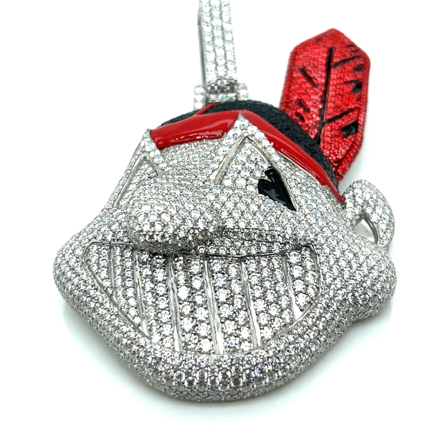 Custom Iced-Out Chief Pendant: Moissanite & CZ Editions