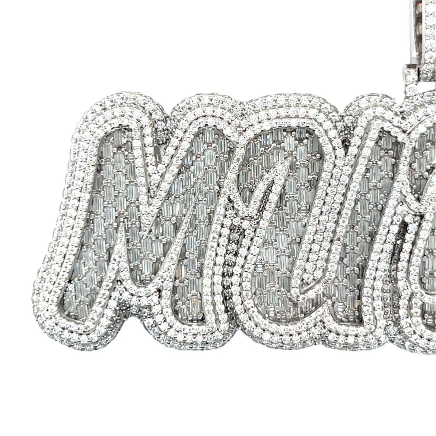 Sterling Silver "MUDPIE' Lab-Created Pendant