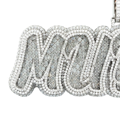 Sterling Silver "MUDPIE' Lab-Created Pendant