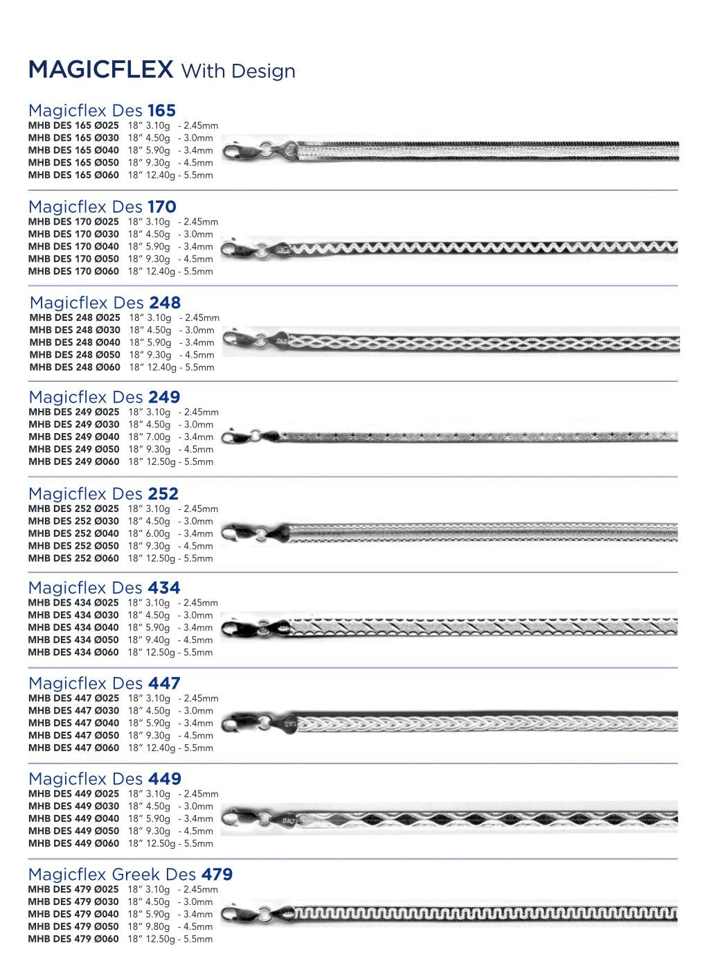 Magicflex with Design 165 Chain