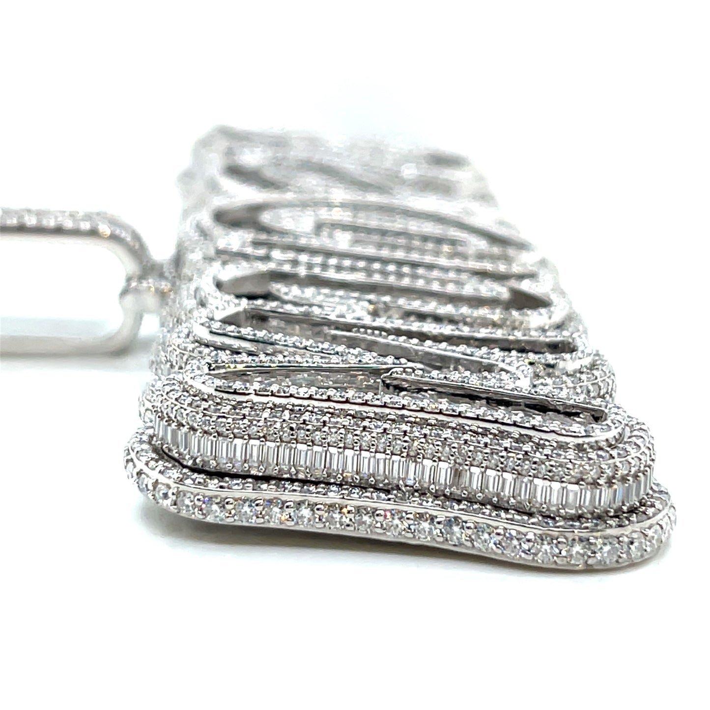 Sterling Silver "MUDPIE' Lab-Created Pendant