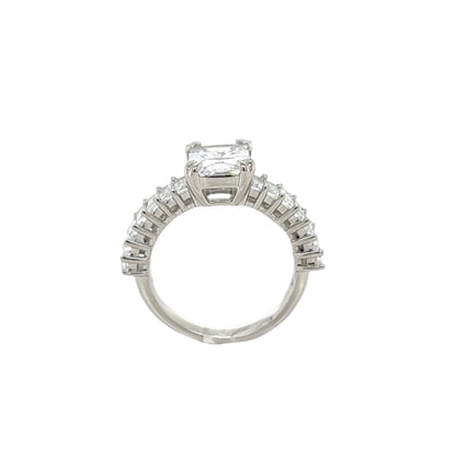 Timeless Radiant Cut Engagement Wedding Fine Ring