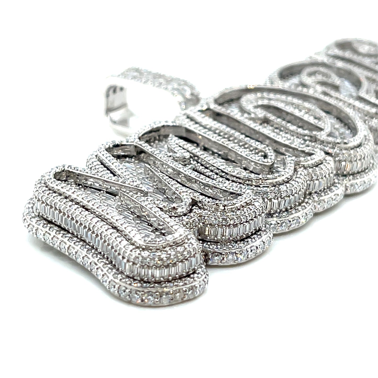 Sterling Silver "MUDPIE' Lab-Created Pendant