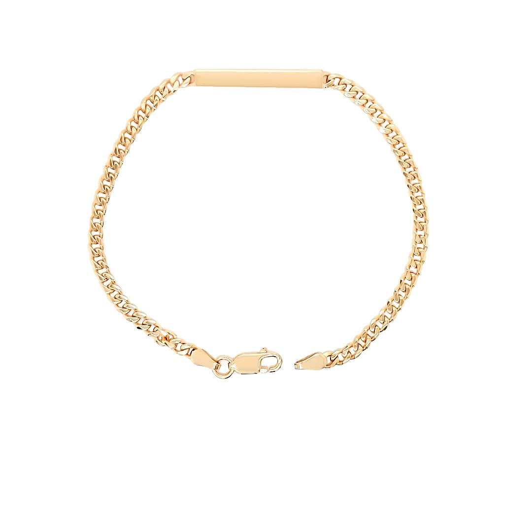 14K Gold Finish Bracelet BG3214