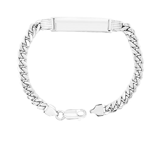 925 Sterling Silver Rhodium Plated Bracelet BS5897