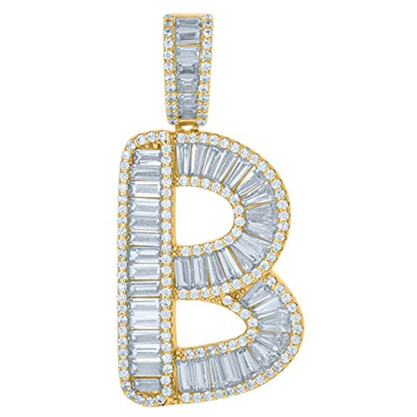 BAGUETTE FLAT INITIALS